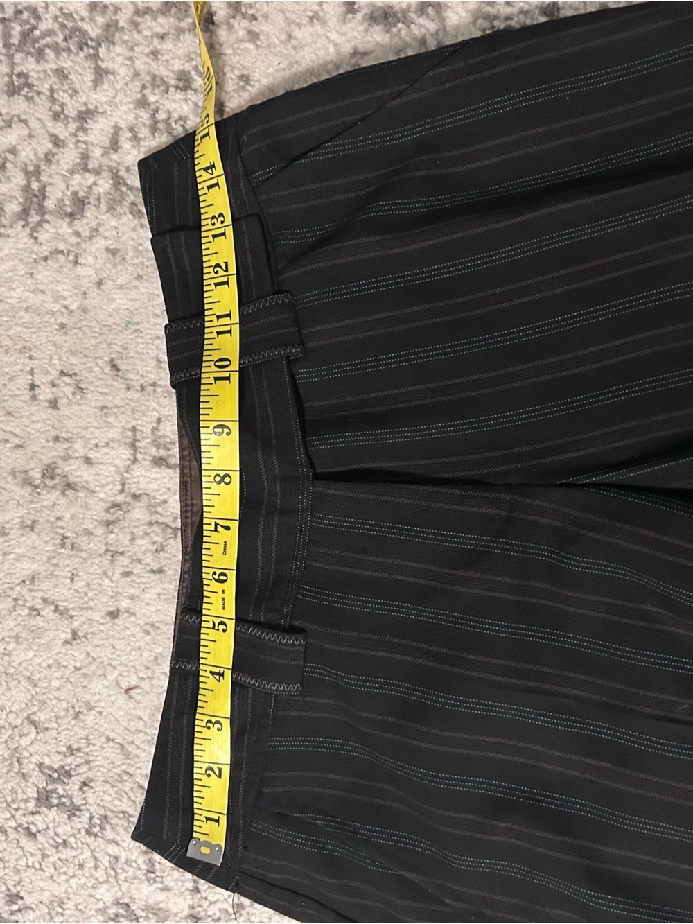 Vintage Nanette Lepore pinstripe pantsuit, corset blazer tailored trousers sz 2 - Picture 8 of 11